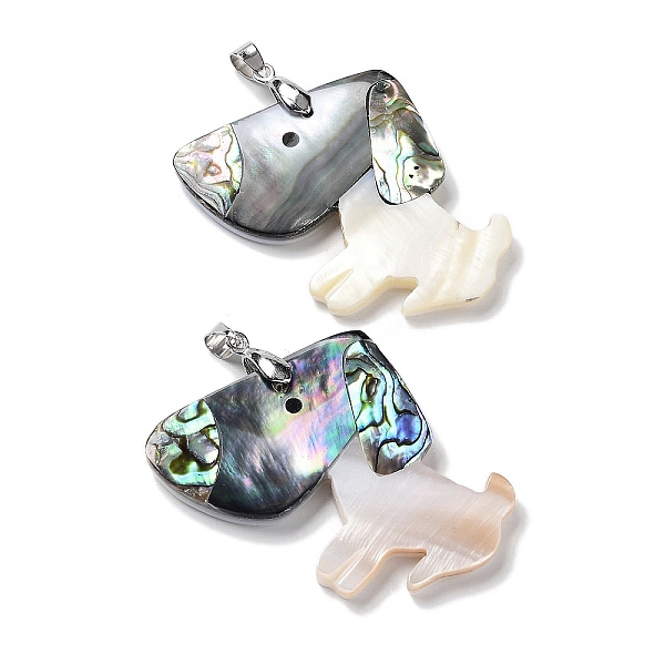 PandaHall Natural Paua Shell & Black Lip Shell & White Shell Pendants, Dog Charms with Stainless Steel Color Tone Stainless Steel Snap on...
PandaHall Natural Paua Shell & Black Lip Shell & White Shell Pendants, Dog Charms with Stainless Steel Color Tone Stainless Steel Snap on...