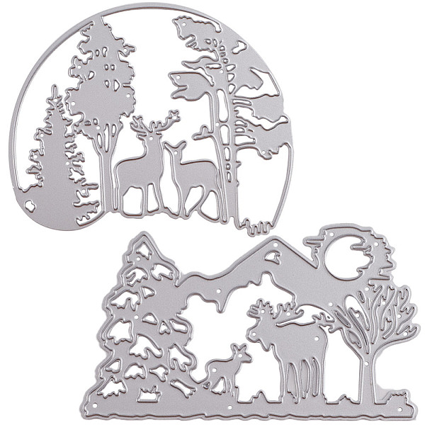 PandaHall Gorgecraft 2Pcs 2 Styles Forest Theme Carbon Steel Cutting Dies Stencils, for DIY Scrapbooking, Photo Album, Decorative Embossing...
PandaHall Gorgecraft 2Pcs 2 Styles Forest Theme Carbon Steel Cutting Dies Stencils, for DIY Scrapbooking, Photo Album, Decorative Embossing...