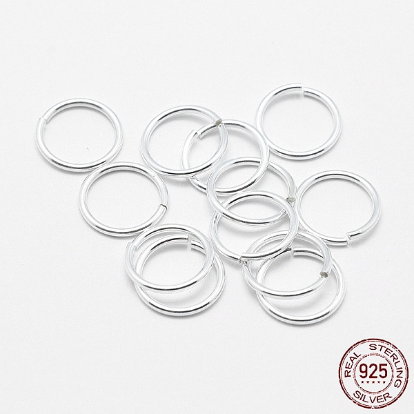 PandaHall 925 Sterling Silver Open Jump Rings, Round Rings, Silver, 10x1mm Sterling Silver Ring
PandaHall 925 Sterling Silver Open Jump Rings, Round Rings, Silver, 10x1mm Sterling Silver Ring
