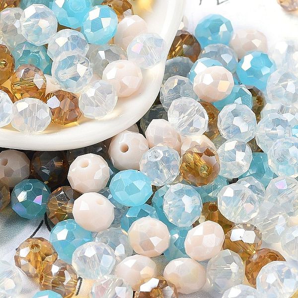 PandaHall Glass Beads, Faceted, Rondelle, Light Salmon, 10x8mm, Hole: 1mm, about 560pcs/500g Glass Rondelle
PandaHall Glass Beads, Faceted, Rondelle, Light Salmon, 10x8mm, Hole: 1mm, about 560pcs/500g Glass Rondelle