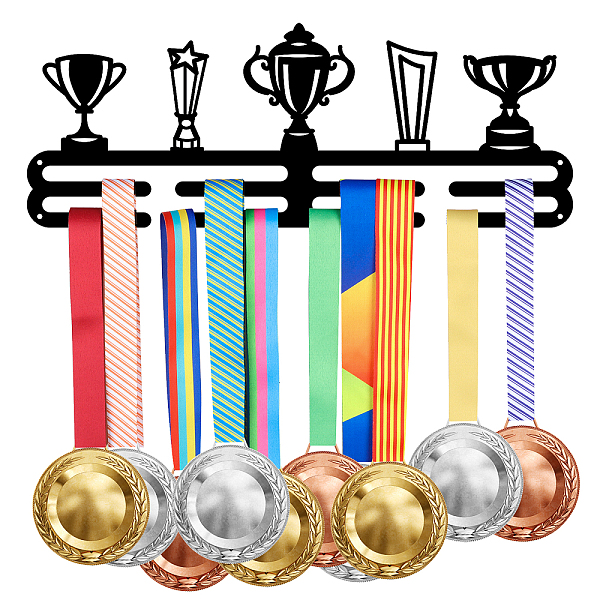PandaHall SUPERDANT Trophies Medal Holder Sports Medal Holder Accommodate for 60+ Medals Black Iron Wall Mounted Hooks for Applicable to All...
PandaHall SUPERDANT Trophies Medal Holder Sports Medal Holder Accommodate for 60+ Medals Black Iron Wall Mounted Hooks for Applicable to All...