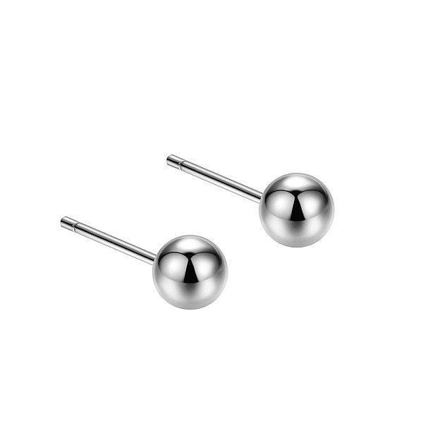 PandaHall Rhodium Plated Round 999 Sterling Silver Stud Earrings for Women, with 999 Stamp, Platinum, 16x5mm Sterling Silver Round
PandaHall Rhodium Plated Round 999 Sterling Silver Stud Earrings for Women, with 999 Stamp, Platinum, 16x5mm Sterling Silver Round