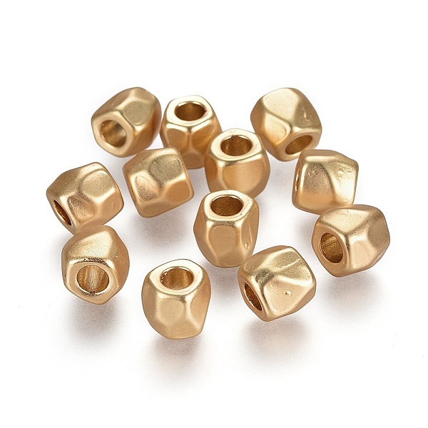 PandaHall Alloy Beads, Lead Free & Nickel Free & Cadmium Free, Barrel, Matte Gold Color, 7x8mm, Hole: 3.3mm Alloy Barrel
PandaHall Alloy Beads, Lead Free & Nickel Free & Cadmium Free, Barrel, Matte Gold Color, 7x8mm, Hole: 3.3mm Alloy Barrel
