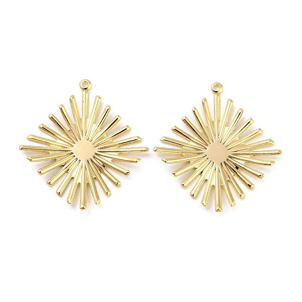 PandaHall Brass Pendants, Rhombus Charms, Real 18K Gold Plated, 31x29x2mm, Hole: 1mm Brass Rhombus
PandaHall Brass Pendants, Rhombus Charms, Real 18K Gold Plated, 31x29x2mm, Hole: 1mm Brass Rhombus
