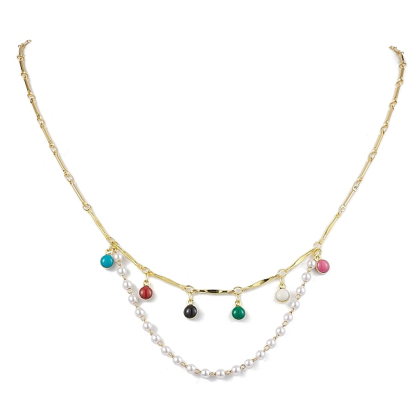 PandaHall Brass Bar Necklsces, Brass Beads Pendant Necklaces, Jewely for Women, Golden, 23.46 inch(59.6cm) Brass Round
PandaHall Brass Bar Necklsces, Brass Beads Pendant Necklaces, Jewely for Women, Golden, 23.46 inch(59.6cm) Brass Round