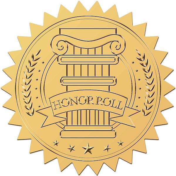 PandaHall CRASPIRE 408pcs 2 Inch Wall of Honor Embossed Envelope Seals Stickers Waterproof Word Gold Foil Stickers Certificate Seals Self...
PandaHall CRASPIRE 408pcs 2 Inch Wall of Honor Embossed Envelope Seals Stickers Waterproof Word Gold Foil Stickers Certificate Seals Self...