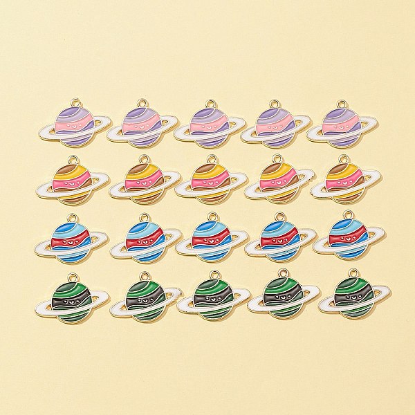 PandaHall 20Pcs 4 Colors Alloy Pendants, with Enamel, Planet Charm, Mixed Color, 18x26x1mm, Hole: 1.8mm, 5pcs/color Alloy+Enamel Planet..., Multicolor
PandaHall 20Pcs 4 Colors Alloy Pendants, with Enamel, Planet Charm, Mixed Color, 18x26x1mm, Hole: 1.8mm, 5pcs/color Alloy+Enamel Planet..., Multicolor