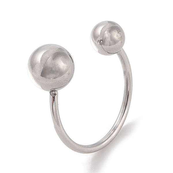 PandaHall 304 Stainless Steel Round Cuff Rings for Women, Stainless Steel Color, US Size 7 1/4(17.5mm) 304 Stainless Steel Round
PandaHall 304 Stainless Steel Round Cuff Rings for Women, Stainless Steel Color, US Size 7 1/4(17.5mm) 304 Stainless Steel Round