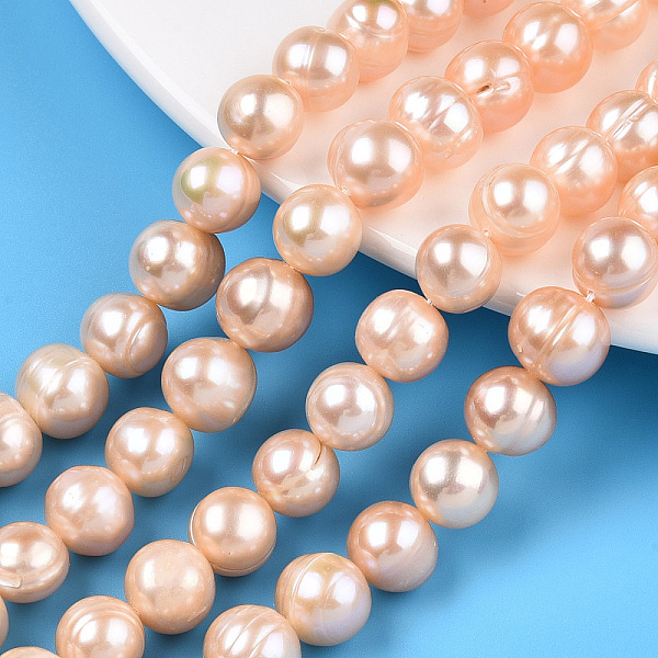 PandaHall Natural Cultured Freshwater Pearl Beads Strands, Potato, PeachPuff, 9~10.5x8.5~11.5mm, Hole: 0.6mm, about 39pcs/strand..., Brown
PandaHall Natural Cultured Freshwater Pearl Beads Strands, Potato, PeachPuff, 9~10.5x8.5~11.5mm, Hole: 0.6mm, about 39pcs/strand..., Brown