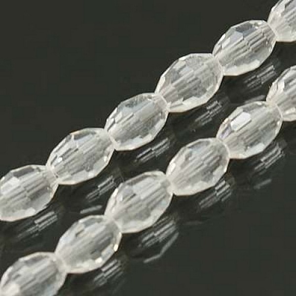PandaHall Faceted Glass Beads Strands, Oval, Clear, 6x4mm, Hole: 1mm, about 65~70pcs/strand, 14.96 inch~15.16 inch(38~38.5cm) Glass Oval...
PandaHall Faceted Glass Beads Strands, Oval, Clear, 6x4mm, Hole: 1mm, about 65~70pcs/strand, 14.96 inch~15.16 inch(38~38.5cm) Glass Oval...