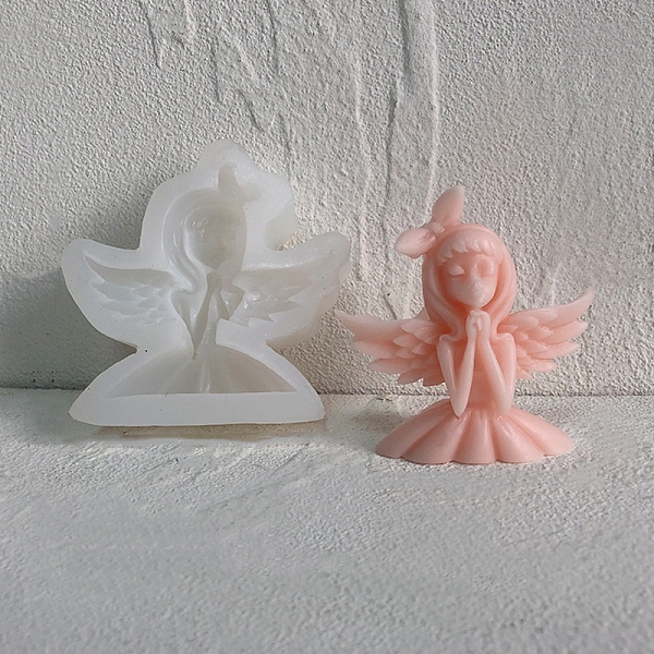 PandaHall Angel & Fairy Candle Bust Portrait Silicone Molds, For Half-body Sculpture Scented Candle Making, Angel & Fairy, 8.2x8.2x2.5cm...
PandaHall Angel & Fairy Candle Bust Portrait Silicone Molds, For Half-body Sculpture Scented Candle Making, Angel & Fairy, 8.2x8.2x2.5cm...