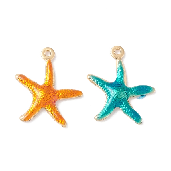 PandaHall Rack Plating Brass Enamel Pendants, Long-Lasting Plated, Real 18K Gold Plated, Cadmium Free & Nickel Free & Lead Free, Starfish..., Multicolor
PandaHall Rack Plating Brass Enamel Pendants, Long-Lasting Plated, Real 18K Gold Plated, Cadmium Free & Nickel Free & Lead Free, Starfish..., Multicolor