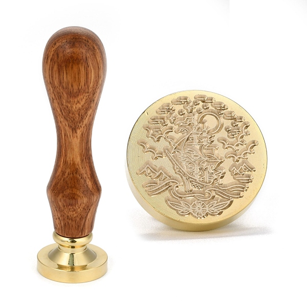 PandaHall Brass Retro Wax Sealing Stamp, with Wooden Handle for Post Decoration DIY Card Making, Sailboat Pattern, 90x25.5mm Brass Sailboat
PandaHall Brass Retro Wax Sealing Stamp, with Wooden Handle for Post Decoration DIY Card Making, Sailboat Pattern, 90x25.5mm Brass Sailboat