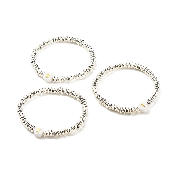 PandaHall Synthetic Hematite Stretch Bracelet with Initial Letter Acrylic Beads, Gemstone Jewelry for Women, Mixed Letter Pattern, Silver...
PandaHall Synthetic Hematite Stretch Bracelet with Initial Letter Acrylic Beads, Gemstone Jewelry for Women, Mixed Letter Pattern, Silver...