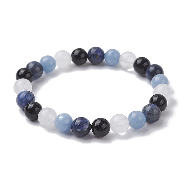 PandaHall Natural Mixed Gemstone Round Beaded Stretch Bracelets for Women, Inner Diameter: 2 inch(5.05cm) Mixed Stone Round
PandaHall Natural Mixed Gemstone Round Beaded Stretch Bracelets for Women, Inner Diameter: 2 inch(5.05cm) Mixed Stone Round