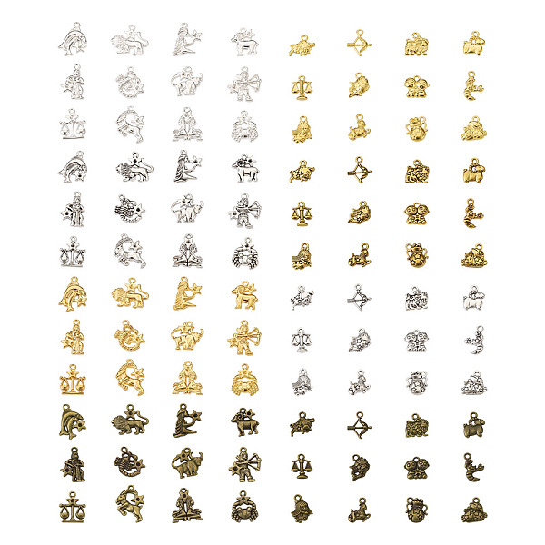 PandaHall Jewelry Alloy Pendants, Cadmium Free & Lead Free, 12 Constellations Shape, Mixed Color, 8sets/box Alloy Constellation
PandaHall Jewelry Alloy Pendants, Cadmium Free & Lead Free, 12 Constellations Shape, Mixed Color, 8sets/box Alloy Constellation
