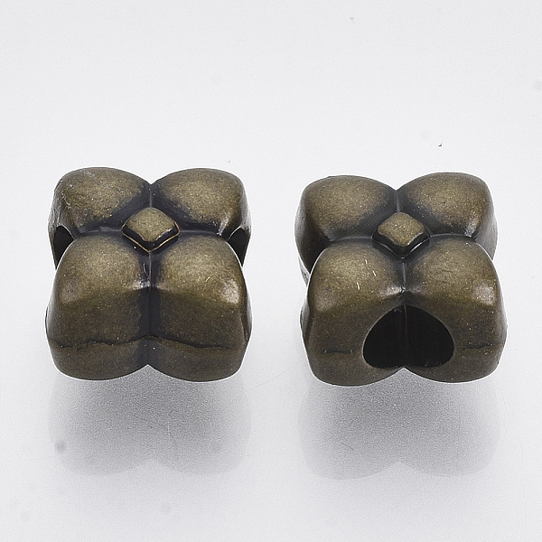 PandaHall CCB Plastic European Beads, Large Hole Beads, Clover, Antique Bronze, 10x10x7.5mm, Hole: 4mm, about 990pcs/500g Plastic Clover
PandaHall CCB Plastic European Beads, Large Hole Beads, Clover, Antique Bronze, 10x10x7.5mm, Hole: 4mm, about 990pcs/500g Plastic Clover