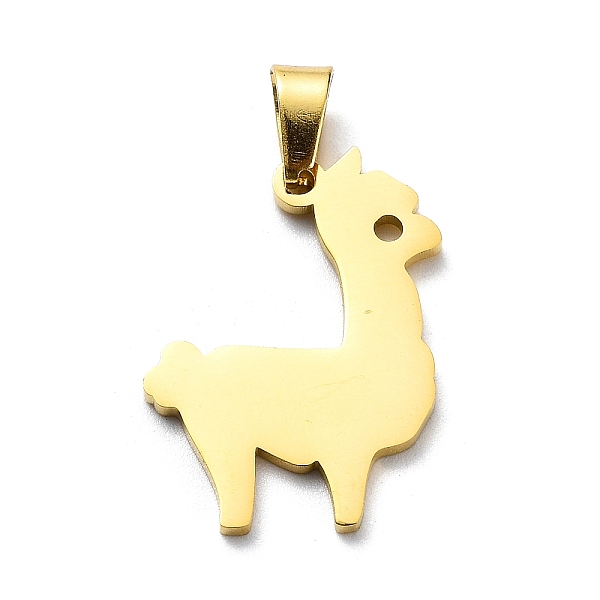 PandaHall 304 Stainless Steel Pendants, Laser Cut, Alpaca Charm, Golden, 21x15x1mm, Hole: 5.5x3mm 304 Stainless Steel Alpaca
PandaHall 304 Stainless Steel Pendants, Laser Cut, Alpaca Charm, Golden, 21x15x1mm, Hole: 5.5x3mm 304 Stainless Steel Alpaca