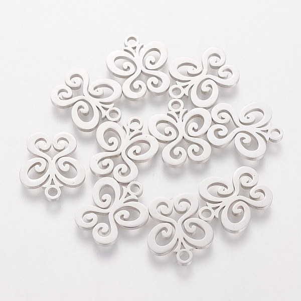 PandaHall 201 Stainless Steel Charms, Butterfly, Stainless Steel Color, 14x12x1mm, Hole: 1.5mm 201 Stainless Steel Butterfly
PandaHall 201 Stainless Steel Charms, Butterfly, Stainless Steel Color, 14x12x1mm, Hole: 1.5mm 201 Stainless Steel Butterfly