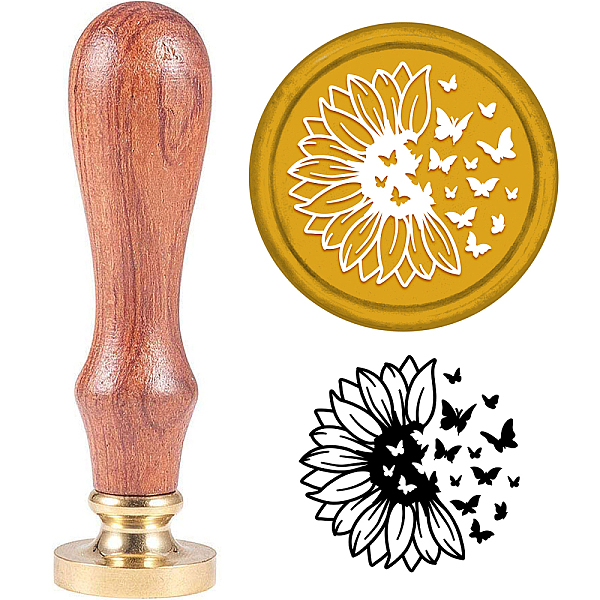 PandaHall SUPERDANT Sunflower with Butterflies Wax Seal Stamp Animal Seal Stamp Retro Wood Sealing Stamp Brass Head Invitation Stamp Wedding...
PandaHall SUPERDANT Sunflower with Butterflies Wax Seal Stamp Animal Seal Stamp Retro Wood Sealing Stamp Brass Head Invitation Stamp Wedding...