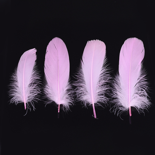 PandaHall Goose Feather Costume Accessories, Dyed, Pearl Pink, 135~165x38~48mm, about 500pcs/bag Feather Feather Pink
PandaHall Goose Feather Costume Accessories, Dyed, Pearl Pink, 135~165x38~48mm, about 500pcs/bag Feather Feather Pink