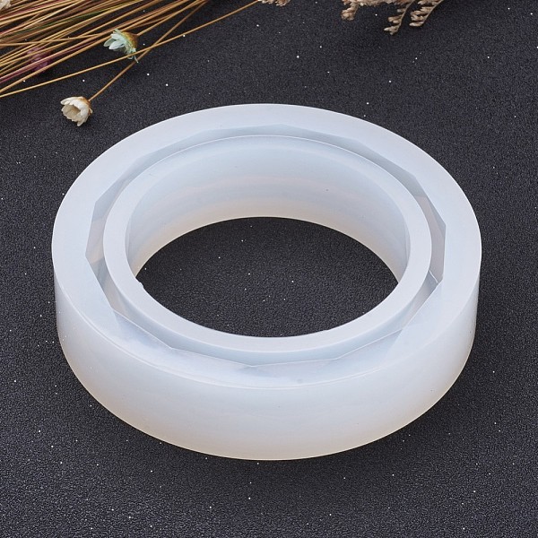 PandaHall DIY Silicone Bangle Molds, Resin Casting Molds, For UV Resin, Epoxy Resin Jewelry Making, White, 81x18.2mm, Inner Diameter: 62mm...
PandaHall DIY Silicone Bangle Molds, Resin Casting Molds, For UV Resin, Epoxy Resin Jewelry Making, White, 81x18.2mm, Inner Diameter: 62mm...