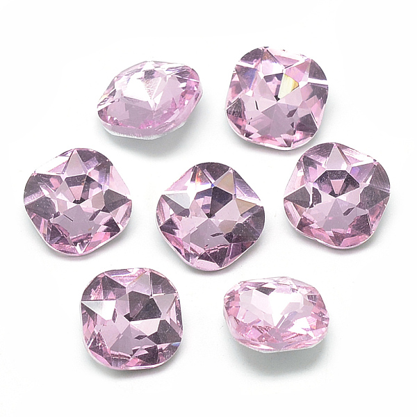 PandaHall Pointed Back Glass Rhinestone Cabochons, Faceted, Back Plated, Square, Pearl Pink, 12x12x5mm Glass Rhinestone Square Pink
PandaHall Pointed Back Glass Rhinestone Cabochons, Faceted, Back Plated, Square, Pearl Pink, 12x12x5mm Glass Rhinestone Square Pink