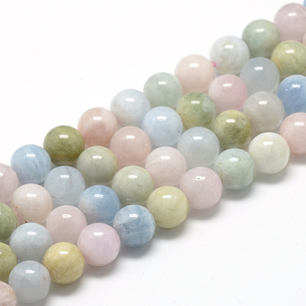PandaHall Natural Morganite Beads Strands, Grade A, Round, 8~9mm, Hole: 1mm, about 45~48pcs/strand, 15.7 inch Morganite Round
PandaHall Natural Morganite Beads Strands, Grade A, Round, 8~9mm, Hole: 1mm, about 45~48pcs/strand, 15.7 inch Morganite Round