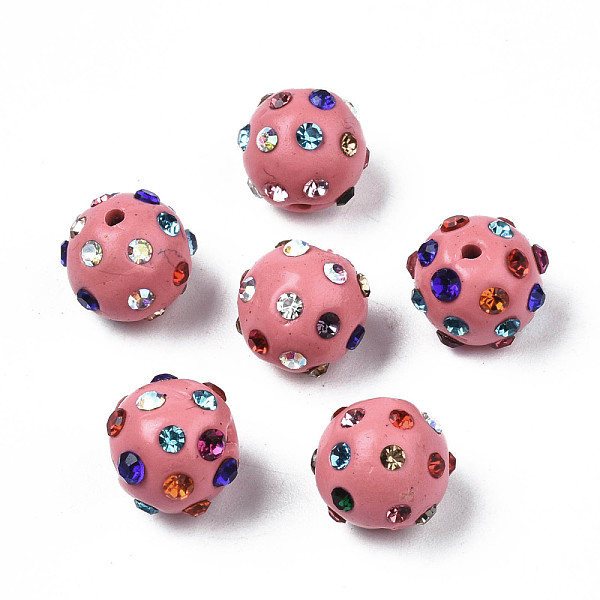 PandaHall Polymer Clay Rhinestone Beads, Pave Disco Ball Beads, Round, Hot Pink, PP15(2.1~2.2mm), 9~10.5x9mm, Hole: 1.2mm Polymer Clay+Glass..., Multicolor
PandaHall Polymer Clay Rhinestone Beads, Pave Disco Ball Beads, Round, Hot Pink, PP15(2.1~2.2mm), 9~10.5x9mm, Hole: 1.2mm Polymer Clay+Glass..., Multicolor