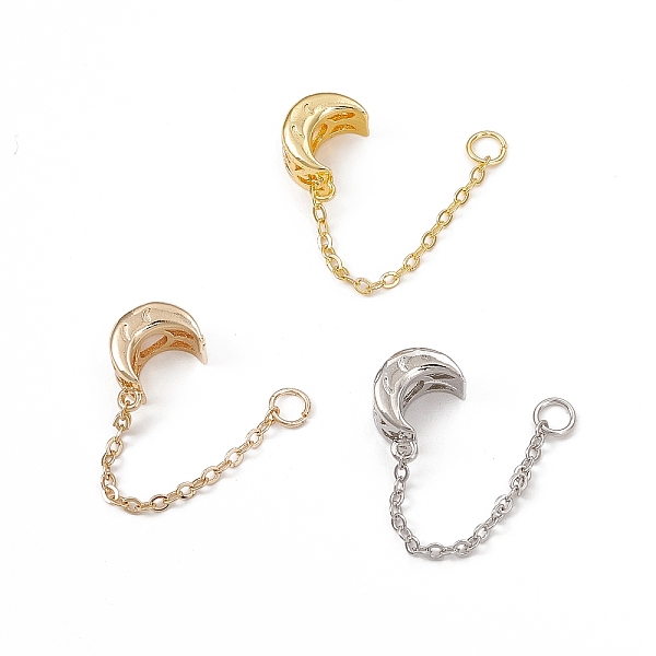 PandaHall Rack Plating Brass European Beads, with Safety Chains, Large Hole Bead, Long-Lasting Plated, Moon, Mixed Color, 50mm, Moon...
PandaHall Rack Plating Brass European Beads, with Safety Chains, Large Hole Bead, Long-Lasting Plated, Moon, Mixed Color, 50mm, Moon...
