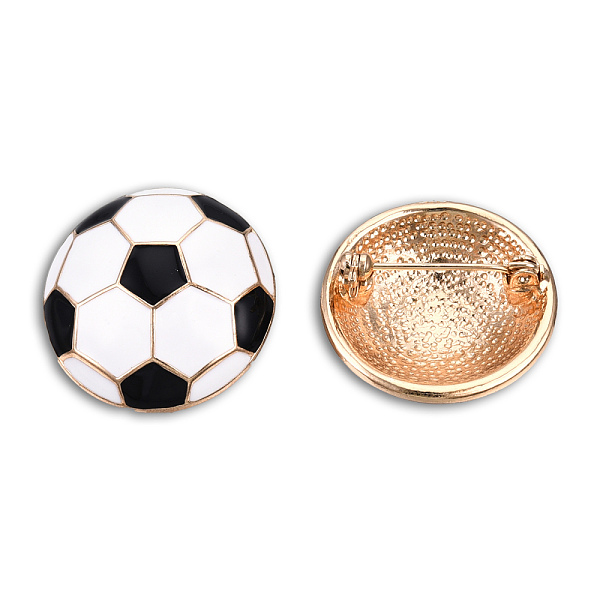 PandaHall Football Shape Enamel Pin, Light Gold Plated Alloy Badge for Backpack Clothes, Nickel Free & Lead Free, Black and White, 27mm...
PandaHall Football Shape Enamel Pin, Light Gold Plated Alloy Badge for Backpack Clothes, Nickel Free & Lead Free, Black and White, 27mm...