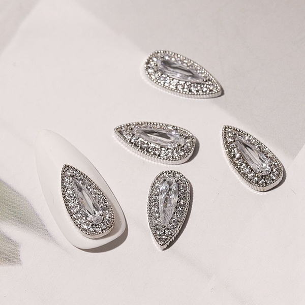 PandaHall Alloy Cabochons, Nail Art Decoration Accessories, with Cubic Zirconia, Teardrop, Clear, Platinum, 14x7mm Alloy+Cubic Zirconia...
PandaHall Alloy Cabochons, Nail Art Decoration Accessories, with Cubic Zirconia, Teardrop, Clear, Platinum, 14x7mm Alloy+Cubic Zirconia...