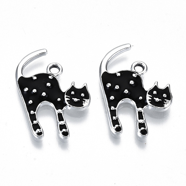 PandaHall Eco-Friendly Zinc Alloy Pendants, with Enamel, Cadmium Free & Nickel Free & Lead Free, Cat Shape, Platinum, Black...
PandaHall Eco-Friendly Zinc Alloy Pendants, with Enamel, Cadmium Free & Nickel Free & Lead Free, Cat Shape, Platinum, Black...