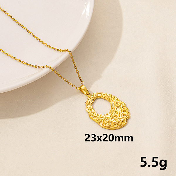 PandaHall 304 Stainless Steel Hollow Round Pendant Necklaces, Cable Chain Necklaces Stainless Steel
PandaHall 304 Stainless Steel Hollow Round Pendant Necklaces, Cable Chain Necklaces Stainless Steel
