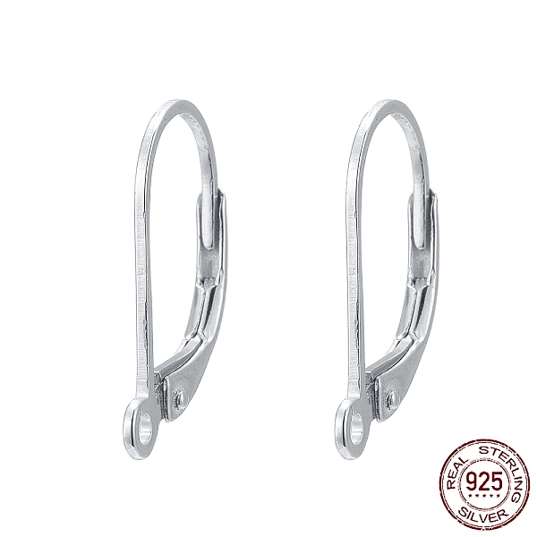 PandaHall 925 Sterling Silver Hoop Earrings, Leverback Earrings, Silver, 16x9x1.5mm, Hole: 1mm, Pin: 0.8mm Sterling Silver Silver
PandaHall 925 Sterling Silver Hoop Earrings, Leverback Earrings, Silver, 16x9x1.5mm, Hole: 1mm, Pin: 0.8mm Sterling Silver Silver
