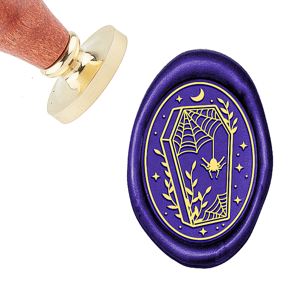 PandaHall Spider Wax Seal Stamp, Oval Halloween Sealing Stamp Star Sealing Wax Stamp Brass Stamp Head with Wood Handle for Party Wedding...
PandaHall Spider Wax Seal Stamp, Oval Halloween Sealing Stamp Star Sealing Wax Stamp Brass Stamp Head with Wood Handle for Party Wedding...