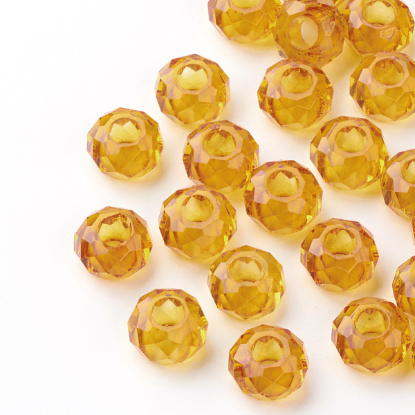 PandaHall Glass European Beads, Large Hole Beads, No Metal Core, Rondelle, Orange, 14x8mm, Hole: 5mm Glass Rondelle Orange
PandaHall Glass European Beads, Large Hole Beads, No Metal Core, Rondelle, Orange, 14x8mm, Hole: 5mm Glass Rondelle Orange