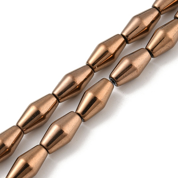 PandaHall Electroplated Synthetic Non-magnetic Hematite Beads Strands, Bicone, Antique Bronze Plated, 6.2~6.5x12~12.5mm, Hole: 1.4mm, about...
PandaHall Electroplated Synthetic Non-magnetic Hematite Beads Strands, Bicone, Antique Bronze Plated, 6.2~6.5x12~12.5mm, Hole: 1.4mm, about...