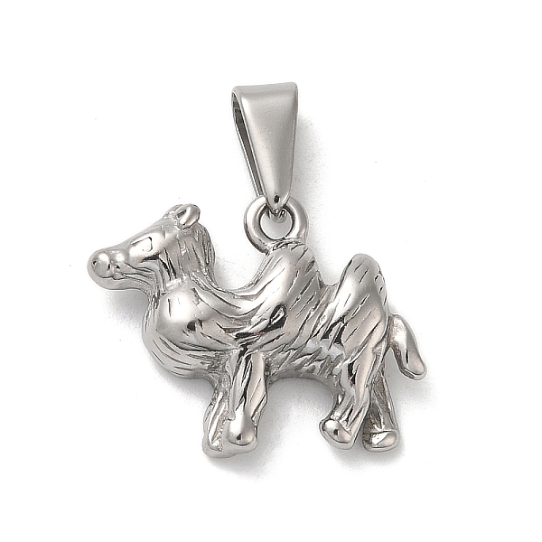 PandaHall 304 Stainless Steel Pendants, Camel Charm, Stainless Steel Color, 16x21.5x5.5mm, Hole: 7.5x3mm 304 Stainless Steel Camel Shape
PandaHall 304 Stainless Steel Pendants, Camel Charm, Stainless Steel Color, 16x21.5x5.5mm, Hole: 7.5x3mm 304 Stainless Steel Camel Shape