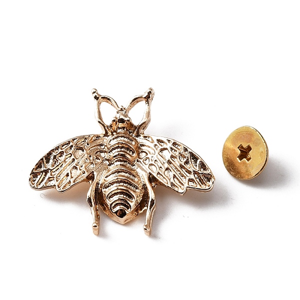 PandaHall Alloy Bag Decorative Clasps, with Iron Screws, Bees, Light Gold, 2.25x2.6x0.5cm, Hole: 2.3mm, Screw: 8x3.5mm, Pin: 2.8mm, 2pcs/set...
PandaHall Alloy Bag Decorative Clasps, with Iron Screws, Bees, Light Gold, 2.25x2.6x0.5cm, Hole: 2.3mm, Screw: 8x3.5mm, Pin: 2.8mm, 2pcs/set...