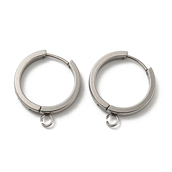 PandaHall 201 Stainless Steel Huggie Hoop Earrings Findings, with Vertical Loop, with 316 Surgical Stainless Steel Earring Pins, Ring...
PandaHall 201 Stainless Steel Huggie Hoop Earrings Findings, with Vertical Loop, with 316 Surgical Stainless Steel Earring Pins, Ring...