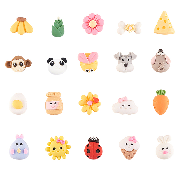 PandaHall 20Sets 10 Styles Opaque Resin Decoden Cabochons, Animals, Mixed Color, 11.5x13.5x5mm, 2set/style Resin Other Animal Multicolor
PandaHall 20Sets 10 Styles Opaque Resin Decoden Cabochons, Animals, Mixed Color, 11.5x13.5x5mm, 2set/style Resin Other Animal Multicolor