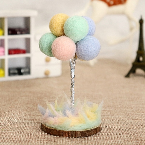 PandaHall DIY Balloon Display Needle Felting Kit, including Iron Needles, Wire, Foam Chassis & Wool, Wood Base, Hot Melt Stick, Mixed Color..., Multicolor
PandaHall DIY Balloon Display Needle Felting Kit, including Iron Needles, Wire, Foam Chassis & Wool, Wood Base, Hot Melt Stick, Mixed Color..., Multicolor