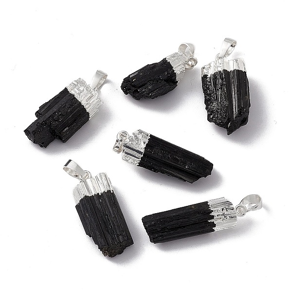 PandaHall Natural Black Tourmaline Pendants, Nuggets Charms, with Brass Findings, Cadmium Free & Lead Free, Silver, 23~33x8.5~15x6~11.5mm...
PandaHall Natural Black Tourmaline Pendants, Nuggets Charms, with Brass Findings, Cadmium Free & Lead Free, Silver, 23~33x8.5~15x6~11.5mm...