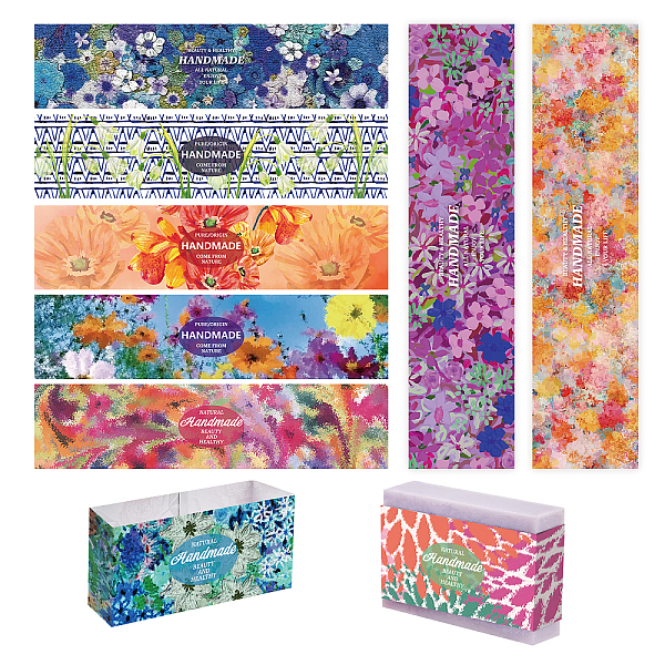 PandaHall PH 90PCS Wrap Paper Tape, 9 Styles Flower Soap Wrapper Oil Painting Soap Paper Tag Crafts Wrapper Sleeves Covers for Handmade...
PandaHall PH 90PCS Wrap Paper Tape, 9 Styles Flower Soap Wrapper Oil Painting Soap Paper Tag Crafts Wrapper Sleeves Covers for Handmade...
