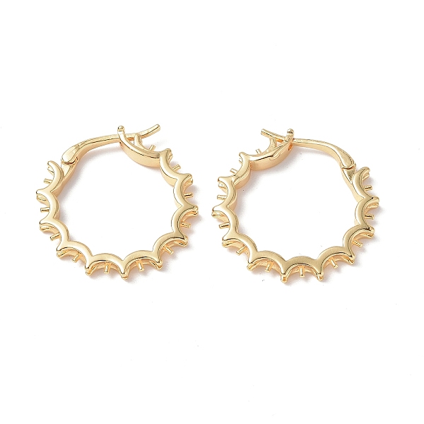 PandaHall Brass Hoop Earring Finding, for Half Drilled Beads, Ring, Real 18K Gold Plated, 22x2.5mm, Pin: 1~1.8mm Brass
PandaHall Brass Hoop Earring Finding, for Half Drilled Beads, Ring, Real 18K Gold Plated, 22x2.5mm, Pin: 1~1.8mm Brass