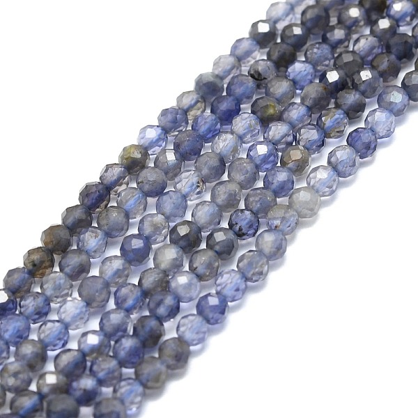 PandaHall Natural Iolite/Cordierite/Dichroite Beads Strands, Faceted, Round, 3mm, Hole: 0.7mm, about 132pcs/strand, 15.16''~15.55''...
PandaHall Natural Iolite/Cordierite/Dichroite Beads Strands, Faceted, Round, 3mm, Hole: 0.7mm, about 132pcs/strand, 15.16''~15.55''...