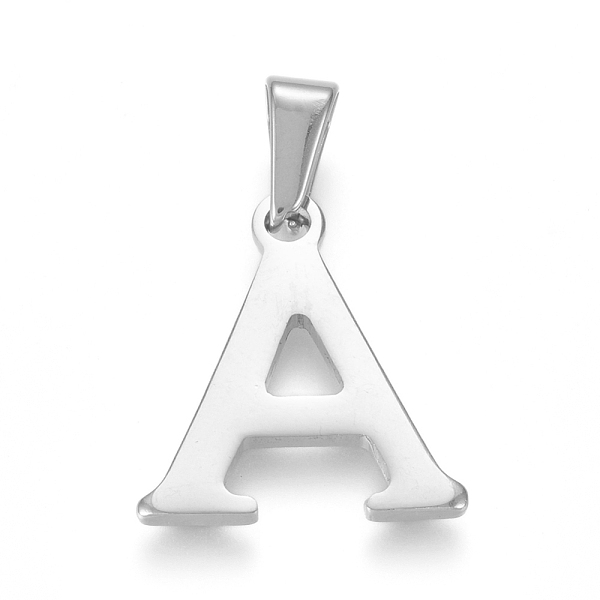 PandaHall 304 Stainless Steel Pendants, Stainless Steel Color, Initial Letter.A, 19x17x1.8mm, Hole: 3x7mm 304 Stainless Steel Letter A
PandaHall 304 Stainless Steel Pendants, Stainless Steel Color, Initial Letter.A, 19x17x1.8mm, Hole: 3x7mm 304 Stainless Steel Letter A