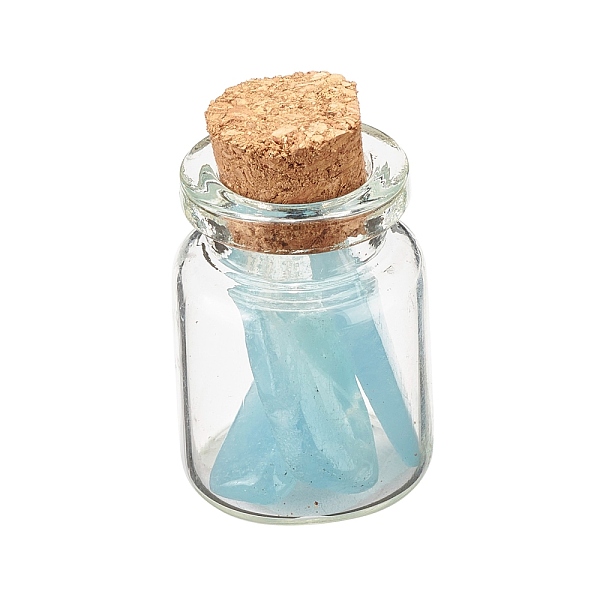 PandaHall Transparent Glass Wishing Bottle Decoration, Chakra Healing Bottles, Wicca Gem Stones Balancing, with Natural Aquamarine Chip...
PandaHall Transparent Glass Wishing Bottle Decoration, Chakra Healing Bottles, Wicca Gem Stones Balancing, with Natural Aquamarine Chip...