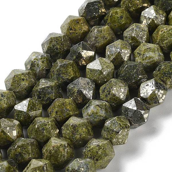 PandaHall Natural Pyrite Beads Strands, Faceted, Star Cut Round Beads, 7.5~8.5x7~8x7~8mm, Hole: 1.4mm, about 48~49pcs/strand, 14.76~15.08...
PandaHall Natural Pyrite Beads Strands, Faceted, Star Cut Round Beads, 7.5~8.5x7~8x7~8mm, Hole: 1.4mm, about 48~49pcs/strand, 14.76~15.08...